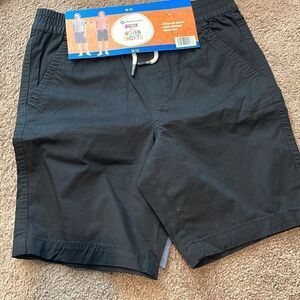 Member's Mark Boys 2-Pack‎ Elastic Waist Woven Shorts Gray Black Size 10/12 NWT